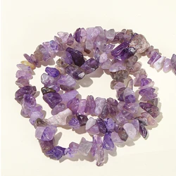 5-8mm Natural Stone Amethyst Gravel Bead Irregular Purple Crystal Chips For Jewelry Making Diy Necklace Bracelet Accessory 15