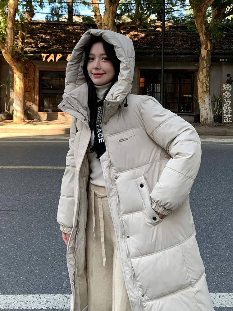 

Vielleicht Warm Long Hooded Parkas Women Winter Puffer Jacket Coat Thick Cotton Padded Clothes Female Casual Warm Outerwear