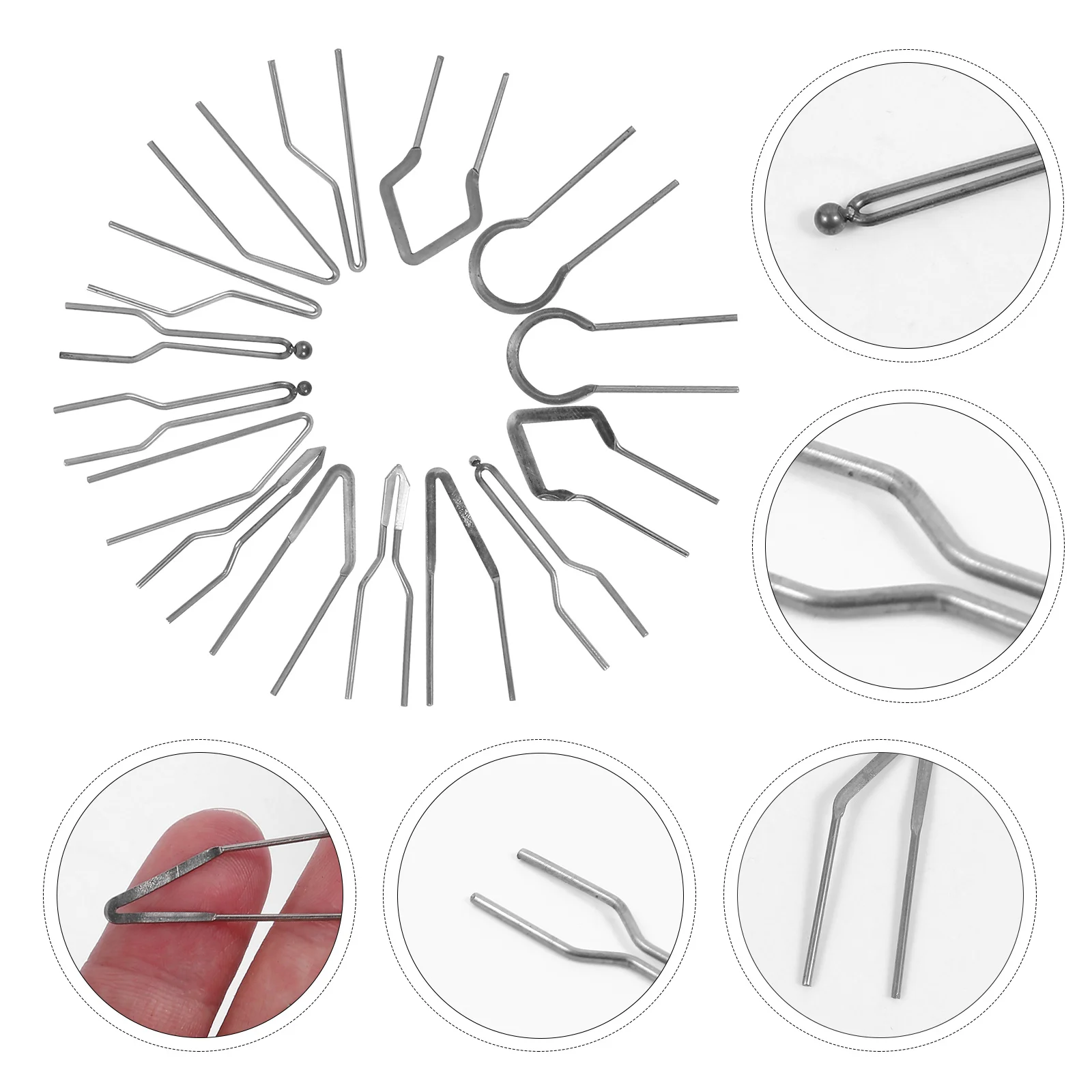 

15pcs Pyrography Wire Tips Kit For Wood Burning Machine High Temperature Resistant Durable Carving Nibs Replacement Diy Wood