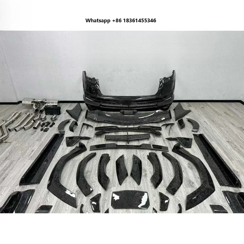 For MSY Style Complete Styling Aero Parts Durable Premium Car Accessories Real Forged Dry Carbon Body Kit,