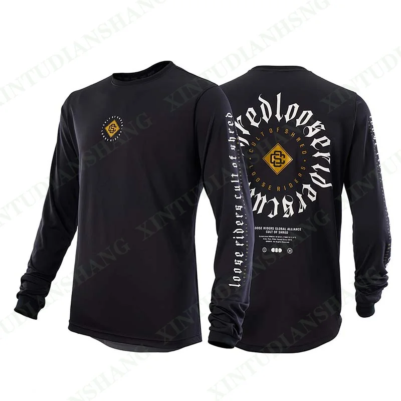 2023 Loose Rider Mens Long Sleeve Jersey BMX Enduro Downhill Jerseys MTB Mountain Bike Bike Shirts Off Road DH Motorcycle Jersey