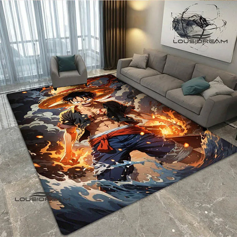 3D cartoon One P-Piece printed Carpet Yoga mat Living Room Bedroom Carpet Non-slip carpet bedroom decor area rug Birthday Gift