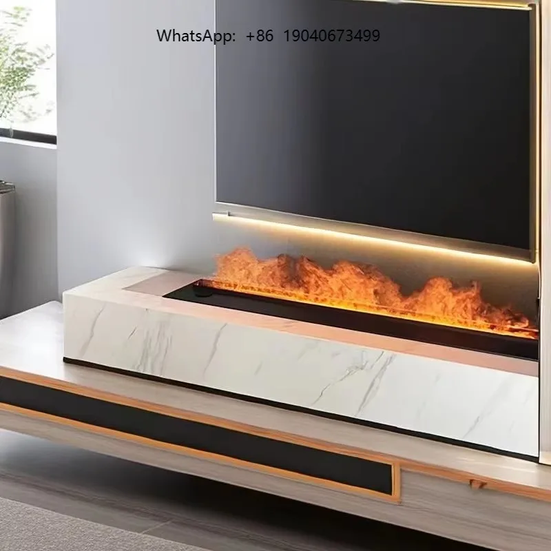 Atomizing Fireplace Embedded Decoration Simulation Light Flame Villa Living Room Intelligent Humidifier cxl