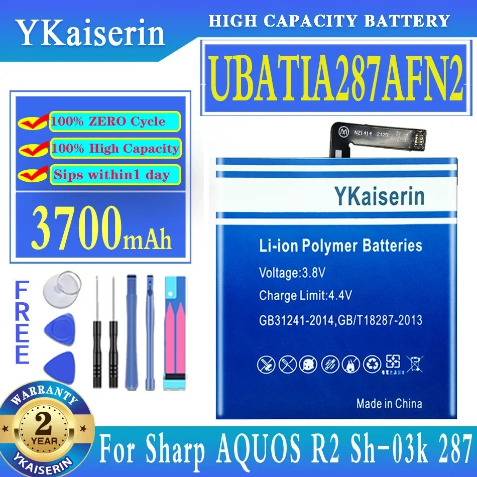 

Аккумулятор ykaisin UBATIA287AFN2 3700 мАч для Sharp AQUOS R2 Sh-03k 287