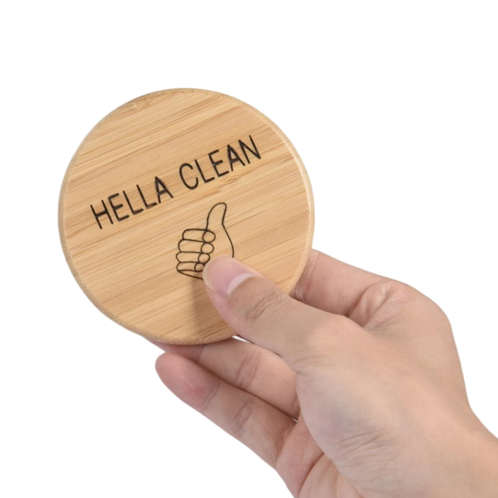 Dishwasher Magnet Clean Dirty Sign Bamboo Non-Scratch Strong Magnetic Flip Indicator Universal Home Kitchen Bathroom Supplies