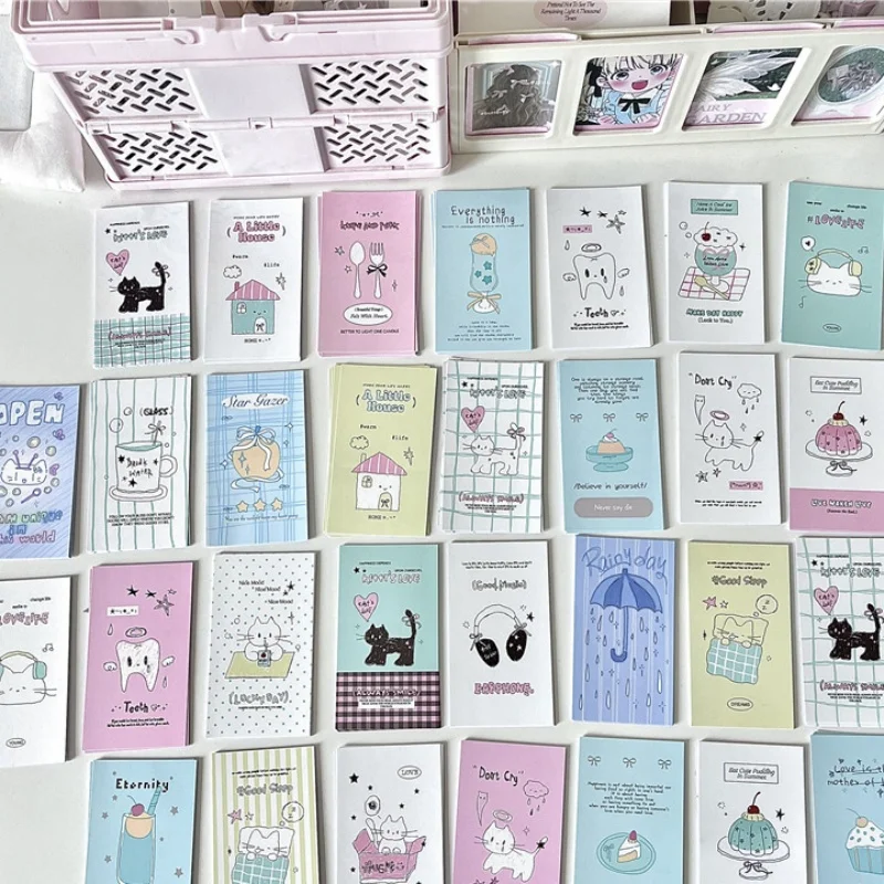 30pcs Sweet Creative Design Package Seal Sticker Ins Cute Cartoon Scrapbook Journal Sticker DIY Decor Photocard Package Sticker
