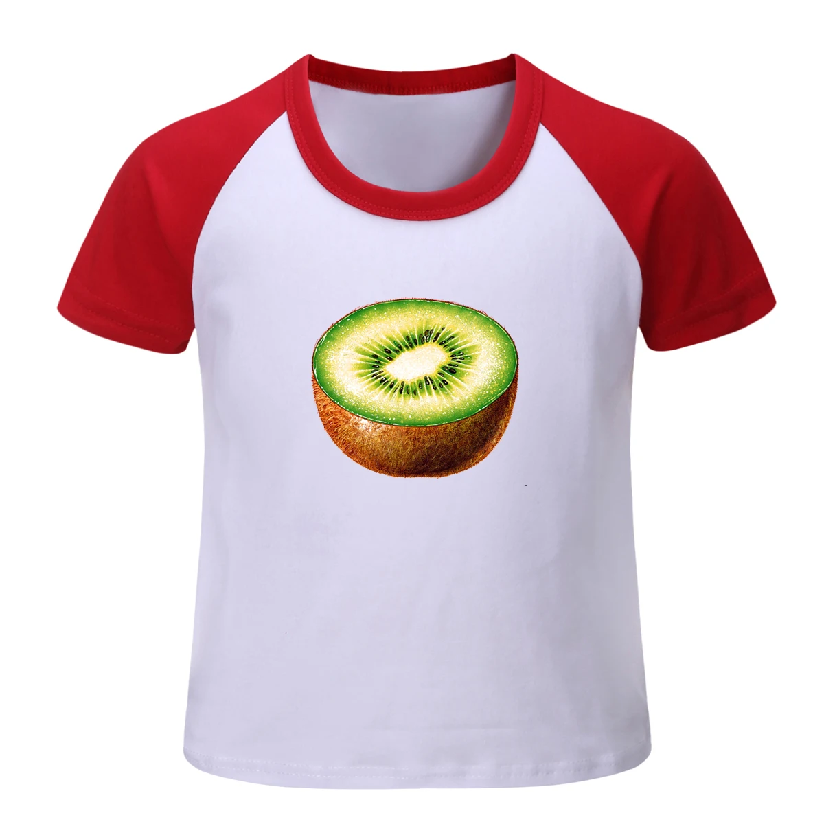 iDzn Kiwi Sour Sweet Delicious Fruit Graphic Children Short Sleeves T-Shirts Cute Kids T Shirt Fun Boys Tees Girls Clothes Tops