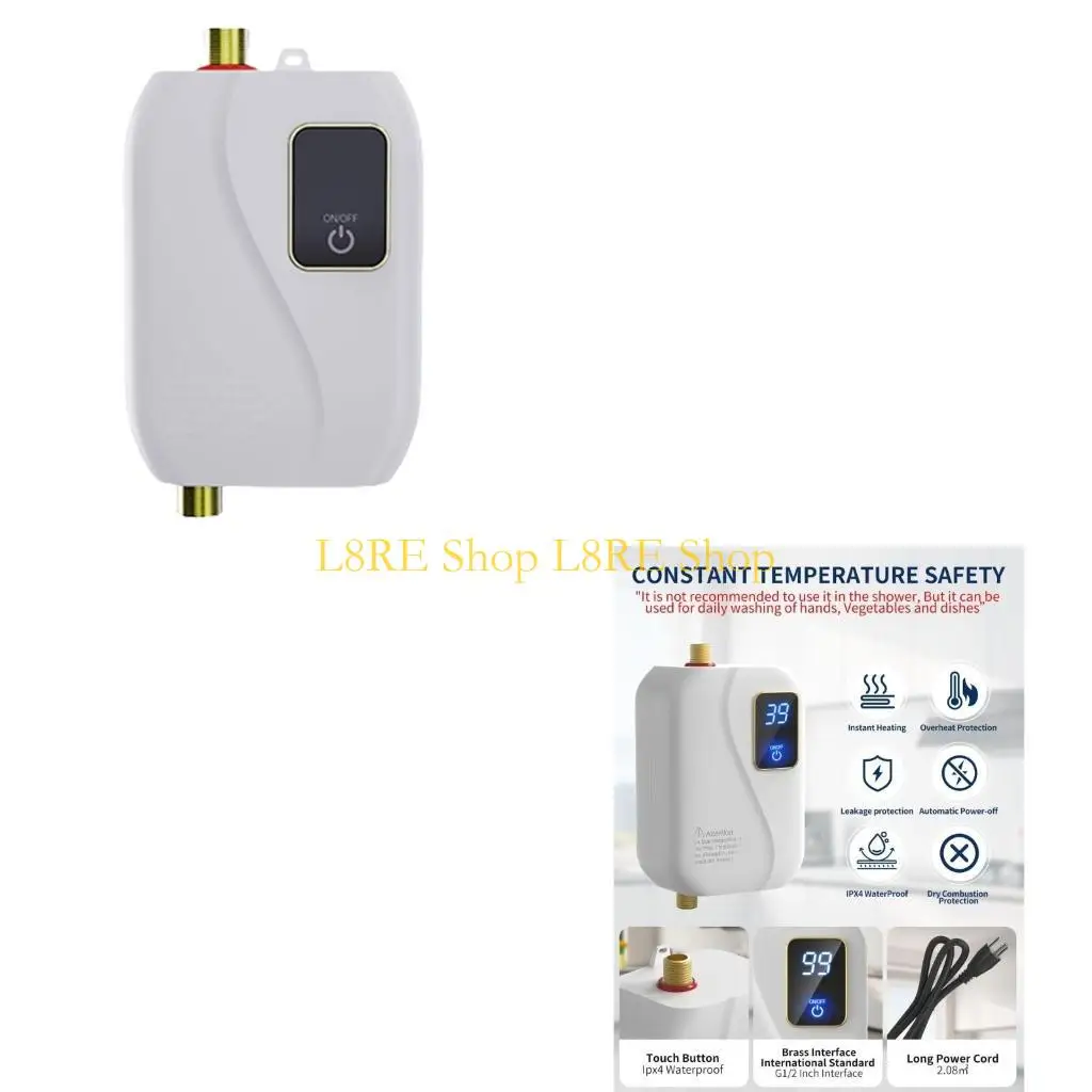 빠르고 효율적인 난방을위한 싱크대 전기 온수기 아래 L8RE 미니어처 3500W