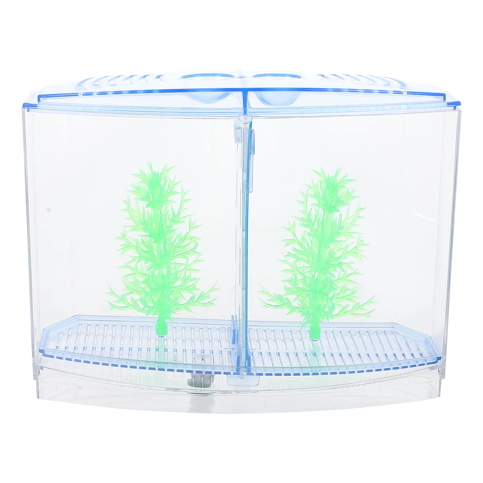 

1 set 1 Set Clear Acrylic Tank Desktop Mini Aquarium For Goldfish Shrimp Breeding Small Decorative Home Office Bedroom Fish Tank