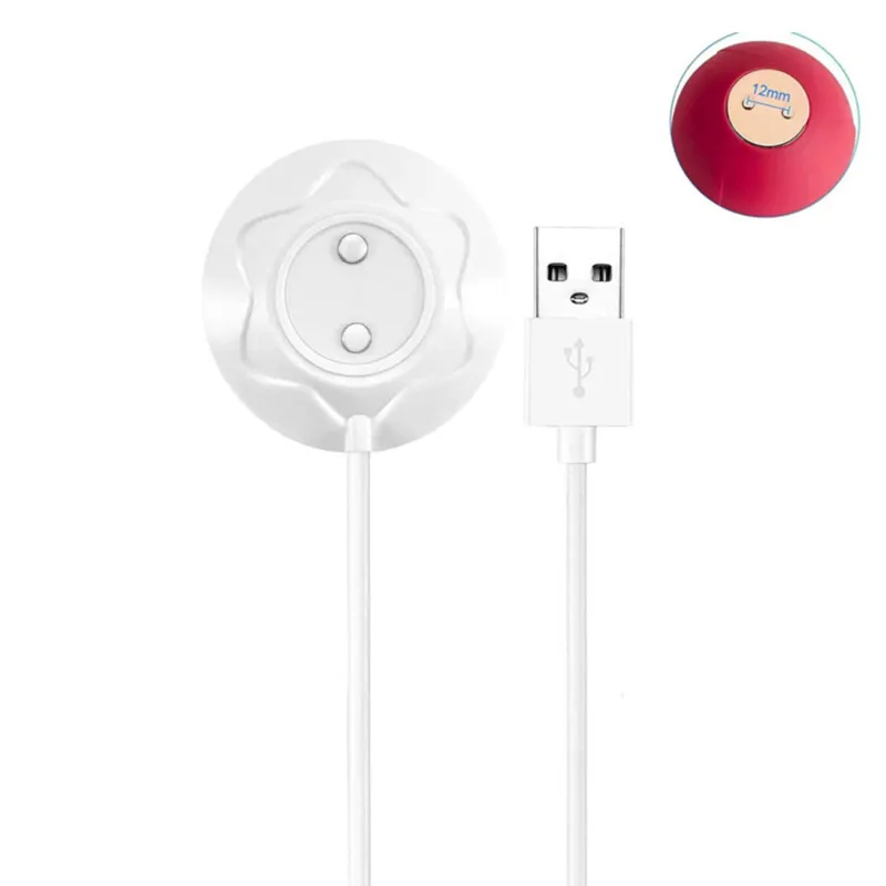 New Replacement for Rose Toy Charger Standing Magnetic Adapter Fast Charging USB Cable Base Dock Station for Rose Massager