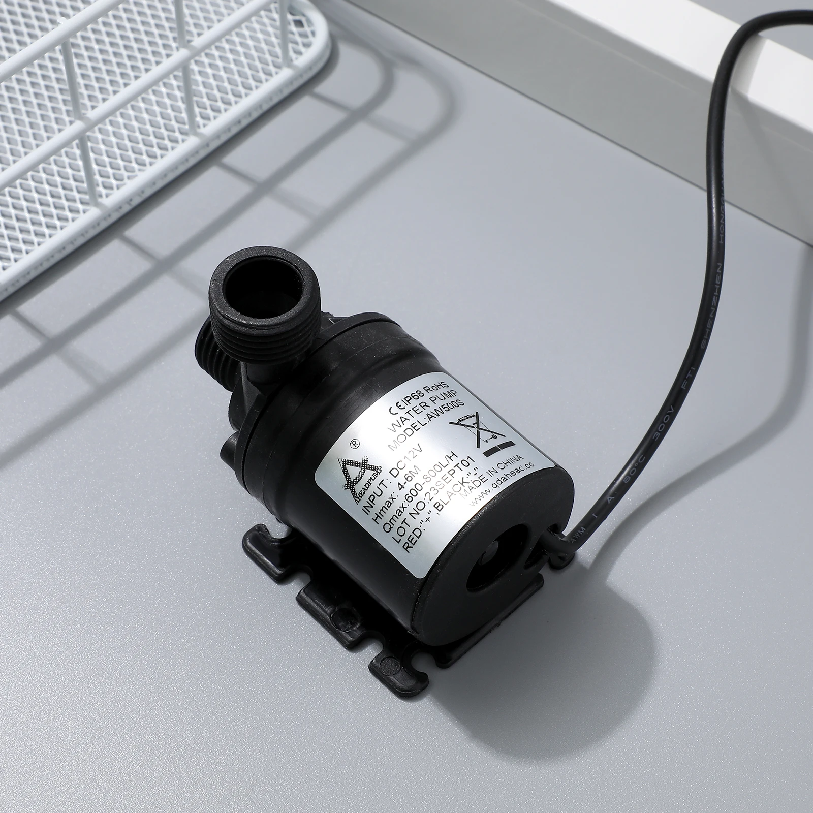 

Water Pump Booster Submersible DC Motor Low Noise Waterproof for Fountain Aquarium Solar Circulation System Fish