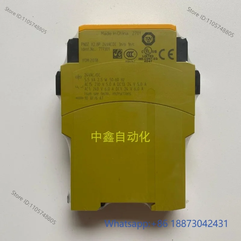 Safety relay PNOZ X2.8P item number 777302/787302