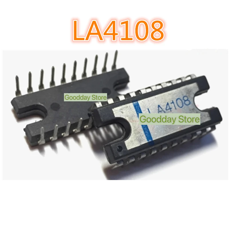 LA4108 brand new original genuine audio integrated circuit IC chip dual in-line DIP-20