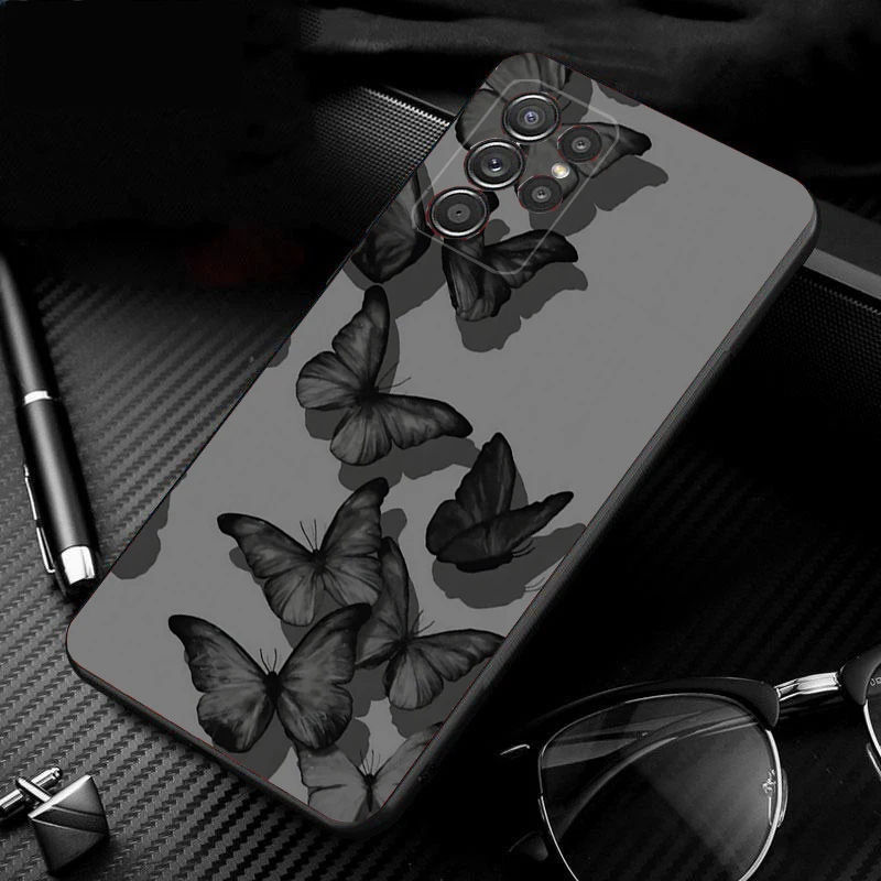 

Purple Pink Butterfly Phone Case For Samsung Galaxy S25 S24 S23 S22 S21 Ultra S24 S23 S22 S21 S25 Plus S24 S20 FE