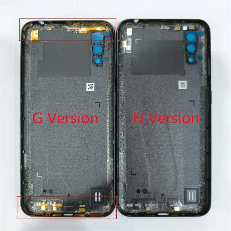 For Samsung Galaxy A01 A015 Battery Cover Rear Door Panel Housing Case With Camera Lens Replace