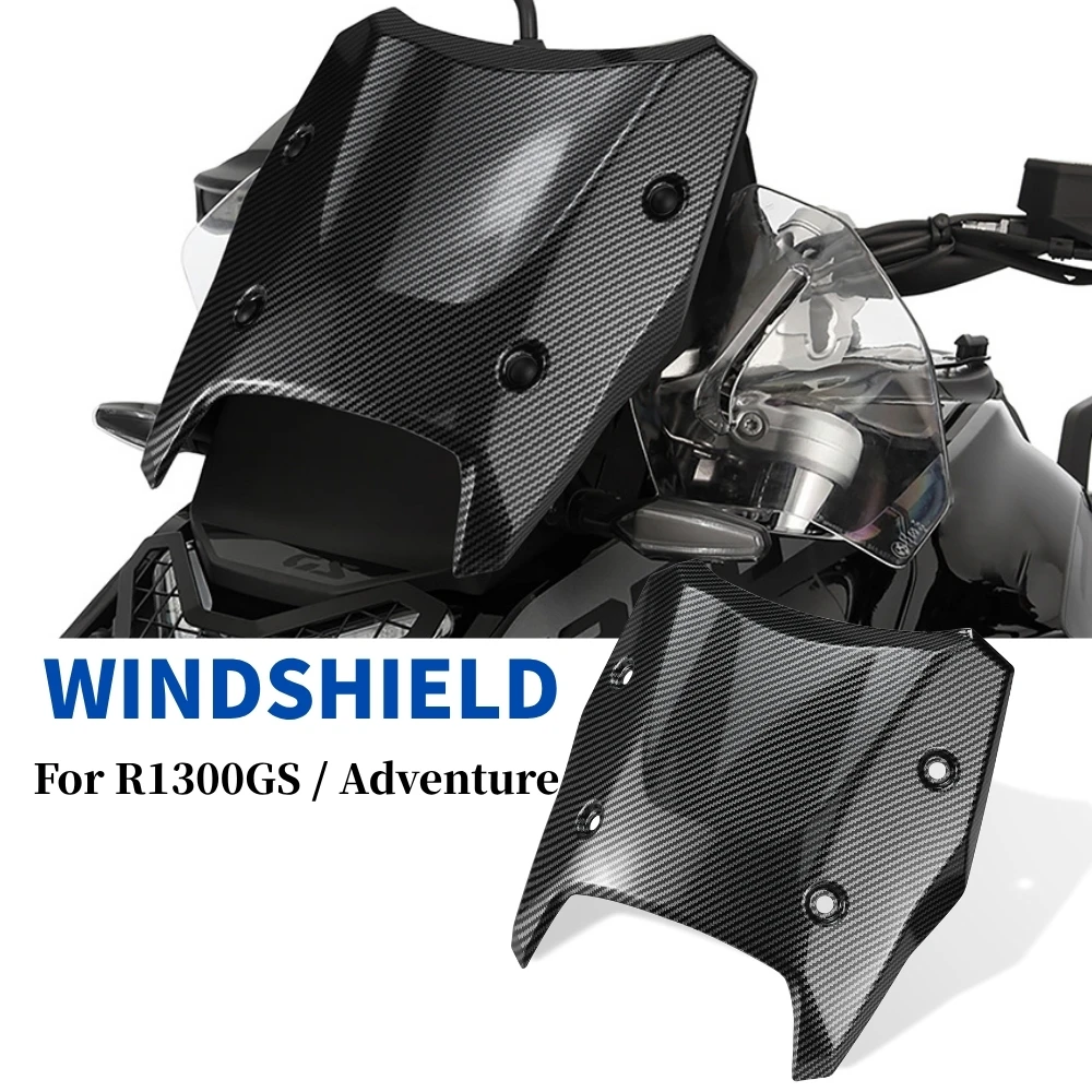 

Motorcycle Front Windshield For BMW R1300GS R 1300 GS Adventure New Wind Deflectors Accessories Front Spoiler Carbon Fiber