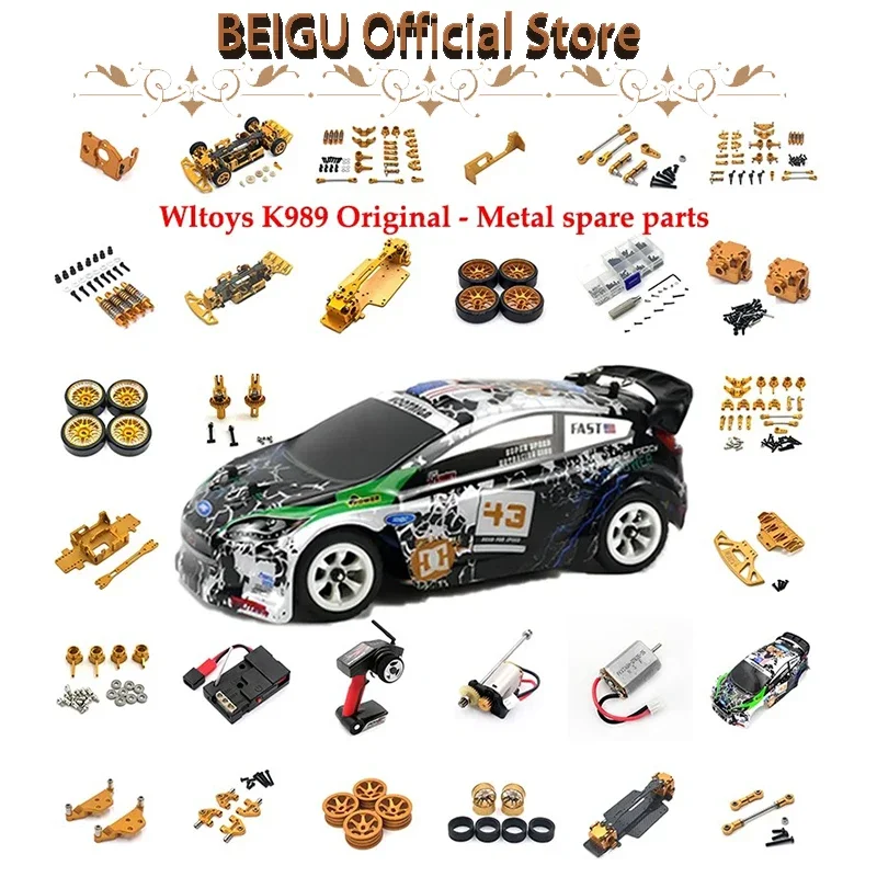 

WLtoys RC Cars K989 284131 Original Spare Parts 1:28 Ball Head Screw Set Central Drive Shaft Remote Control Upgrade Body Servo