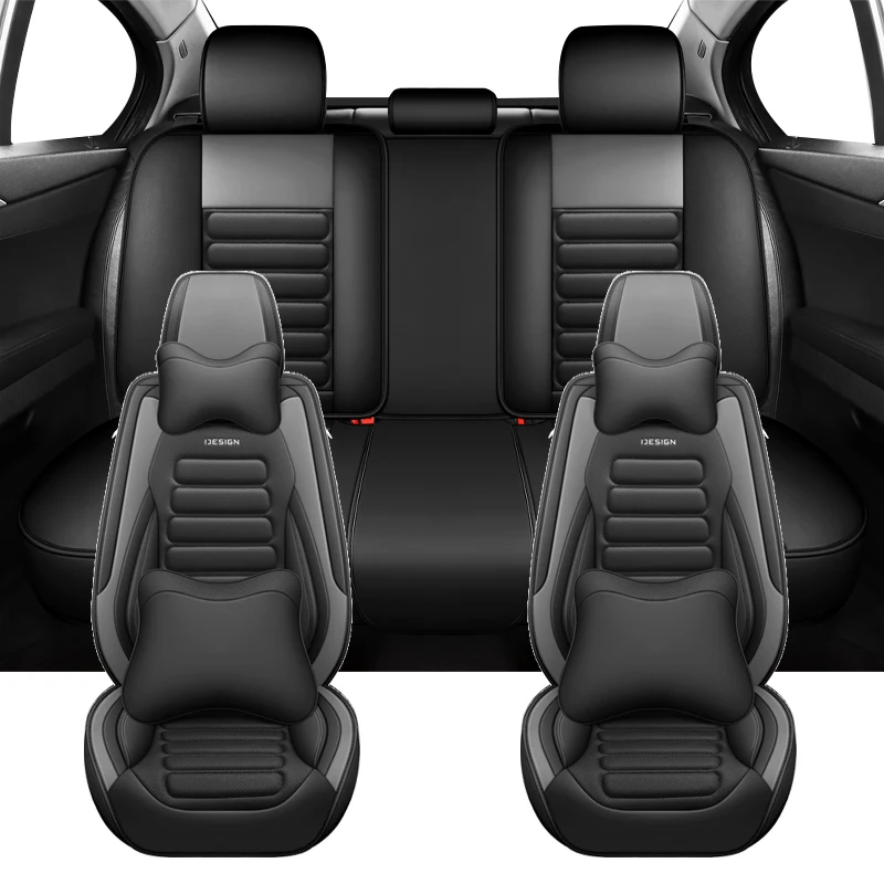 

Универсальные чехлы на автомобильные сиденья из искусственной кожи для Audi A3 8P 8Y A4 B8 B7 B6 Q5 Q7 4L Q3 Q2L A6 4F C7 C6 C5 авто подарок аксессуары для интерьера