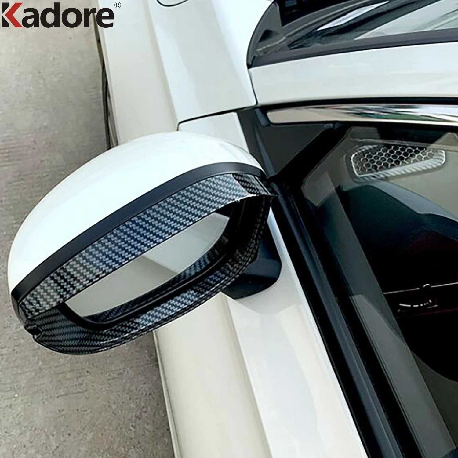 For Honda Civic 11th Sedan 2022 2023 2024 2025 2026 Rearview Mirror Eyebrow Cover Trim Side Mirrors Sun Visor Car Accessories
