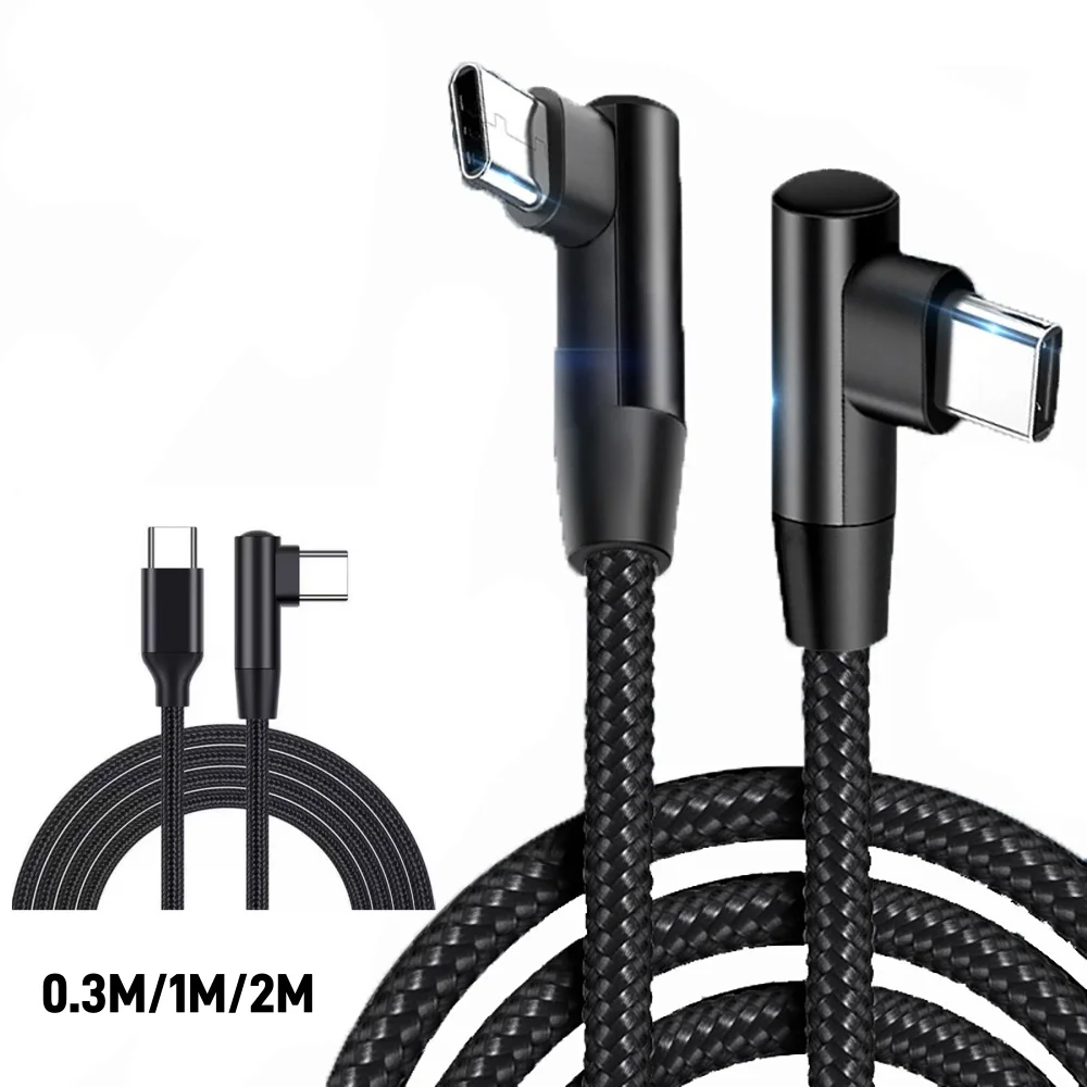 0,3M/1M/2M Winkel-Handy-Ladekabel, C-Typ Schnelllade-Datenkabel, USB-C Multi-Design Schnellladegerät, Auto-Handy-Ladegerät