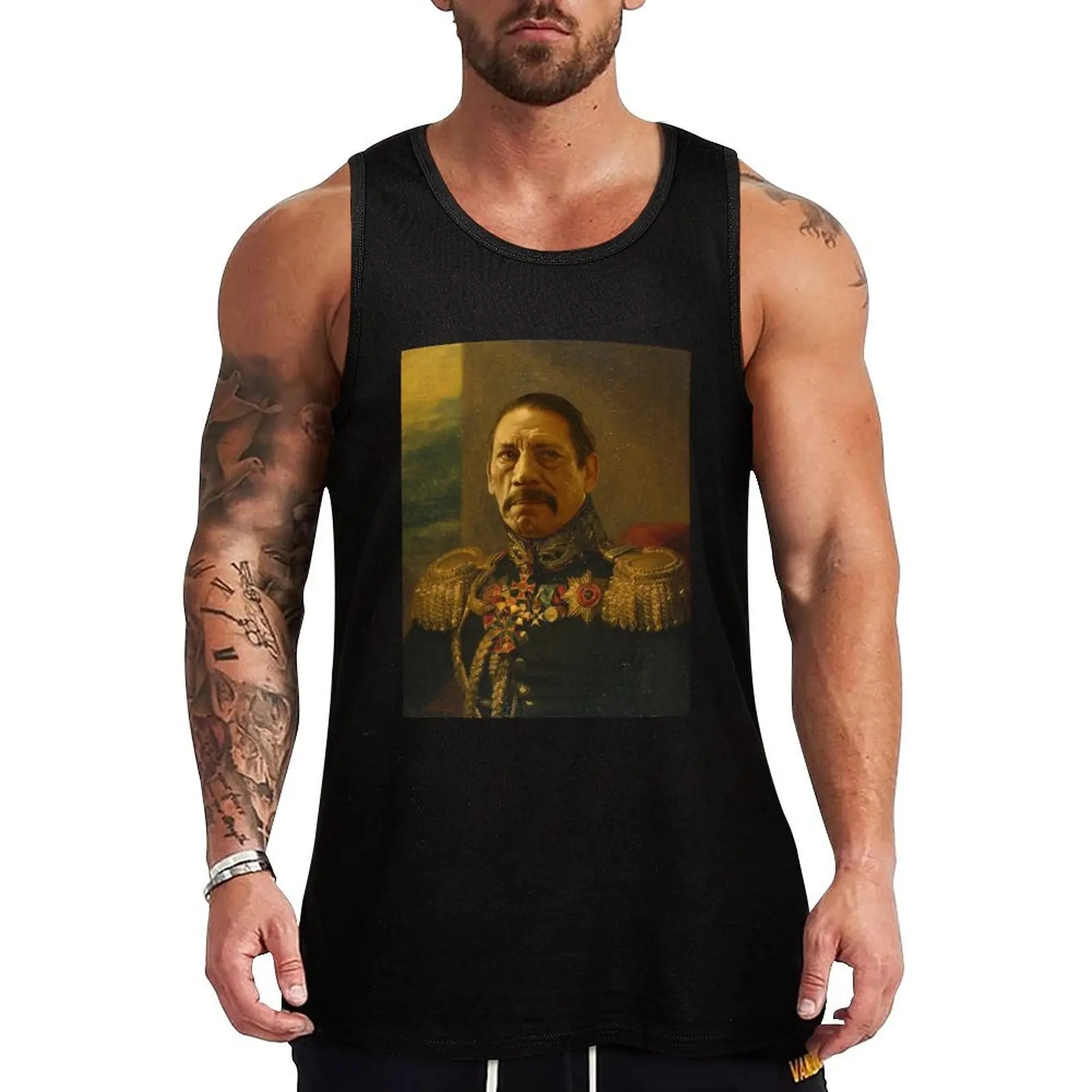 Camiseta sin mangas estilo urbano casual de Danny Trejo - replaceface