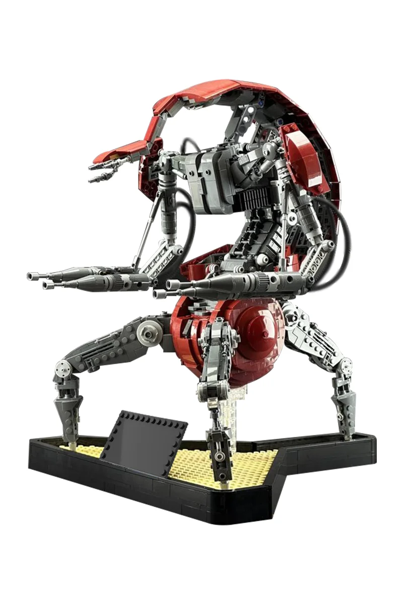 

MOC Space War Destroyer Droid Bricks Moled Научная фантастика Фильмы Разрушитель Droid Строительные блоки Сборка игрушек Дети DIY Подарки