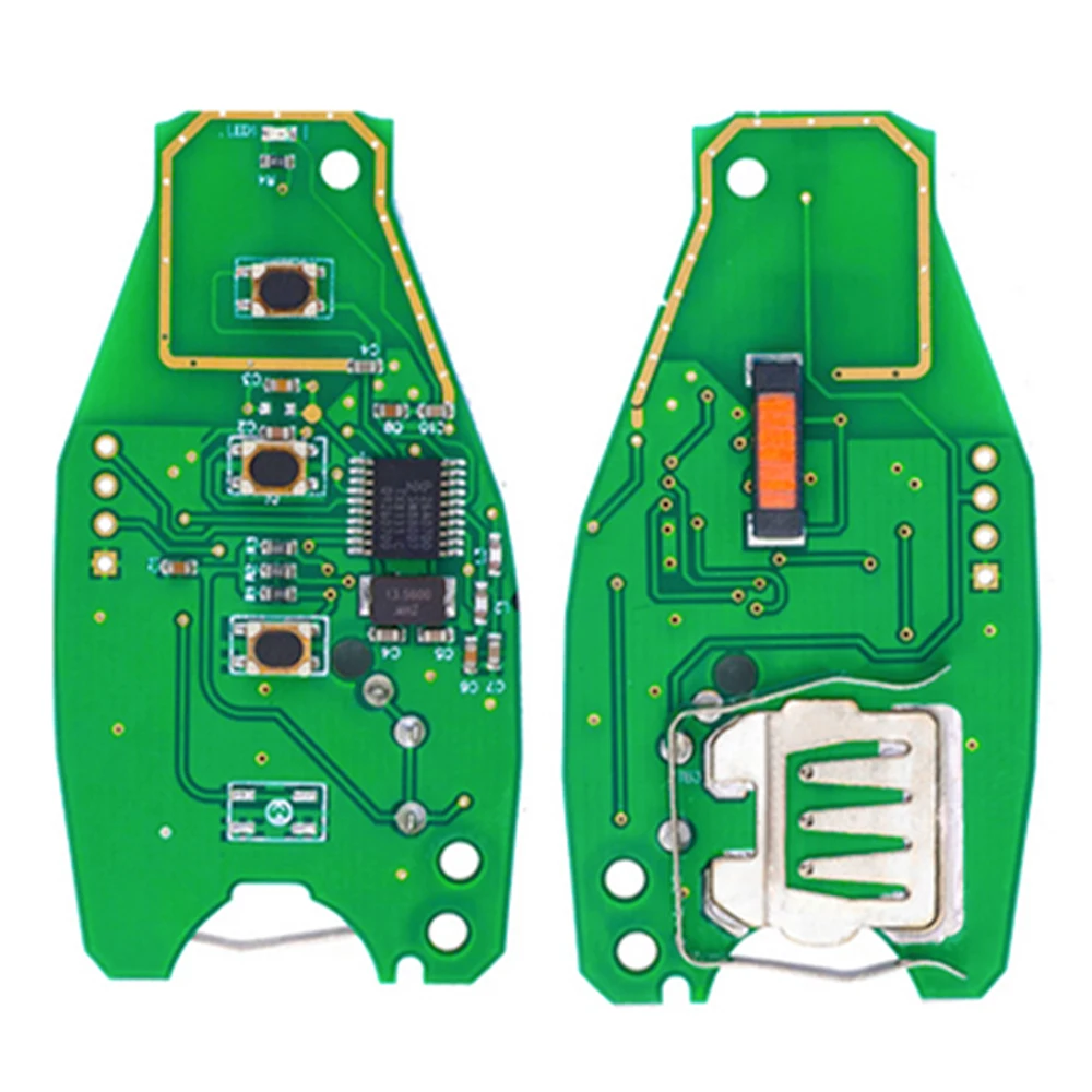 XNRKEY 3 Button Smart Remote Car Key PCF7945 Chip 315/433/868Mhz for VW Volkswagen Touareg 2010 2011 2012 2013 2014 Remote Key