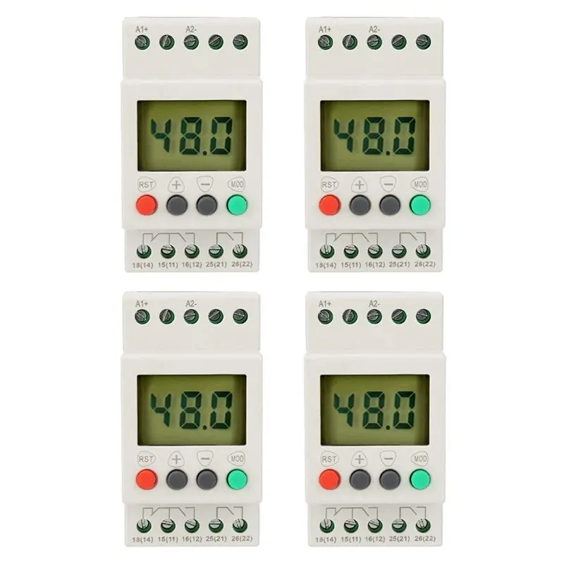 BMBY-4X Voltage Detection Relay SVR1000 Voltage Protection Digital Single Phase Monitoring Protection Relays,ACDC 24-48V