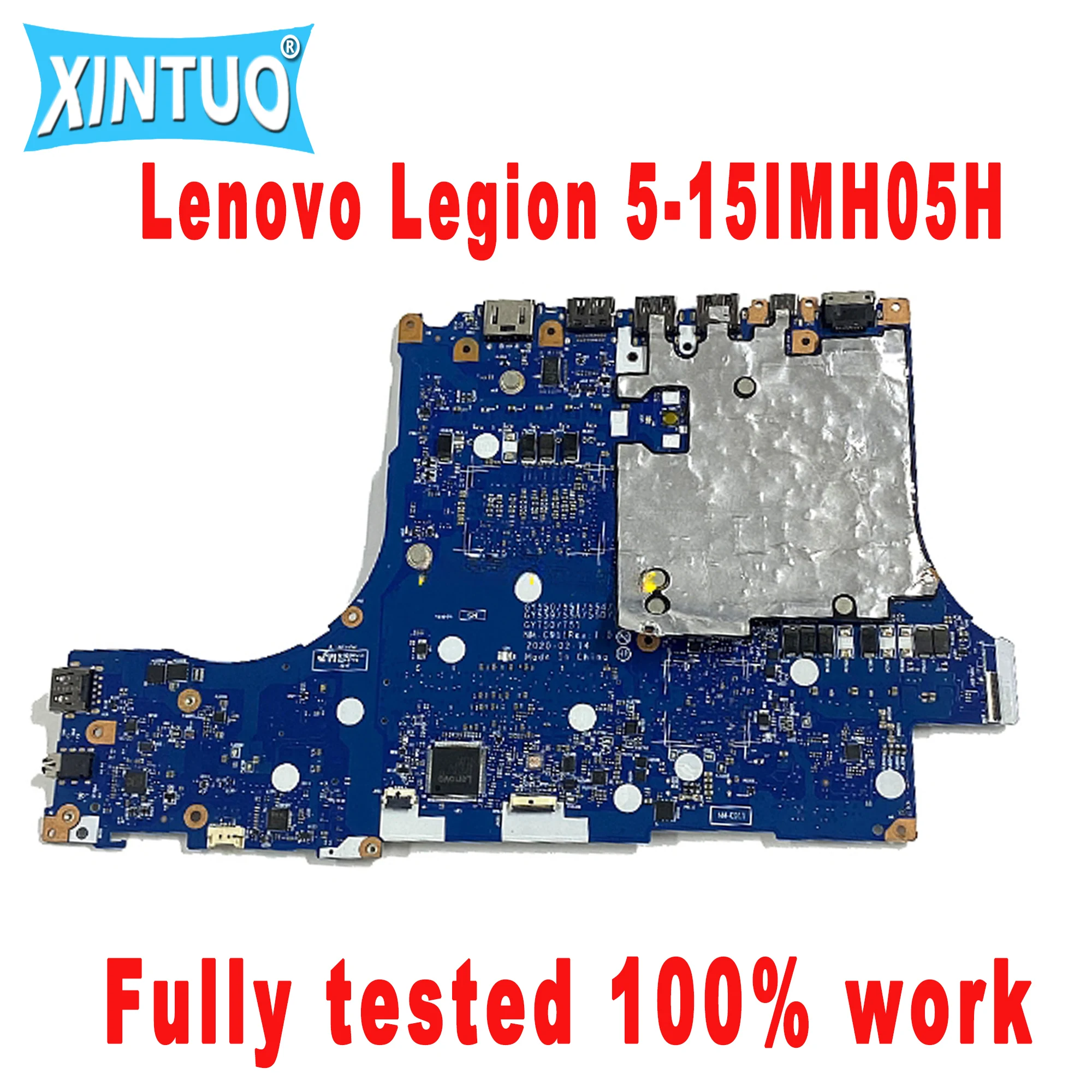 NM-C911 Original Motherboard für Lenovo Legion 5-15IMH05H Laptop Motherboard mit I5 I7-10th Gen CPU RTX2060 6G GPU DDR4 Getestet