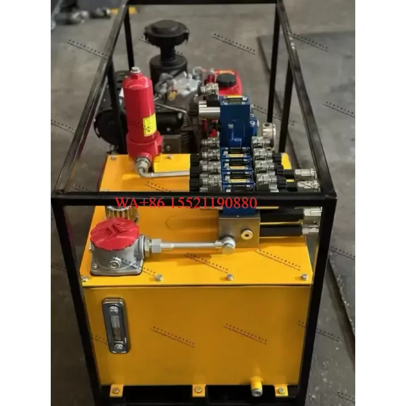 WMWMNU for Electric Hydraulic Power Pack with Professional Motor and Valve Bank Piston Pump 50kw 0-700bar High Pressure