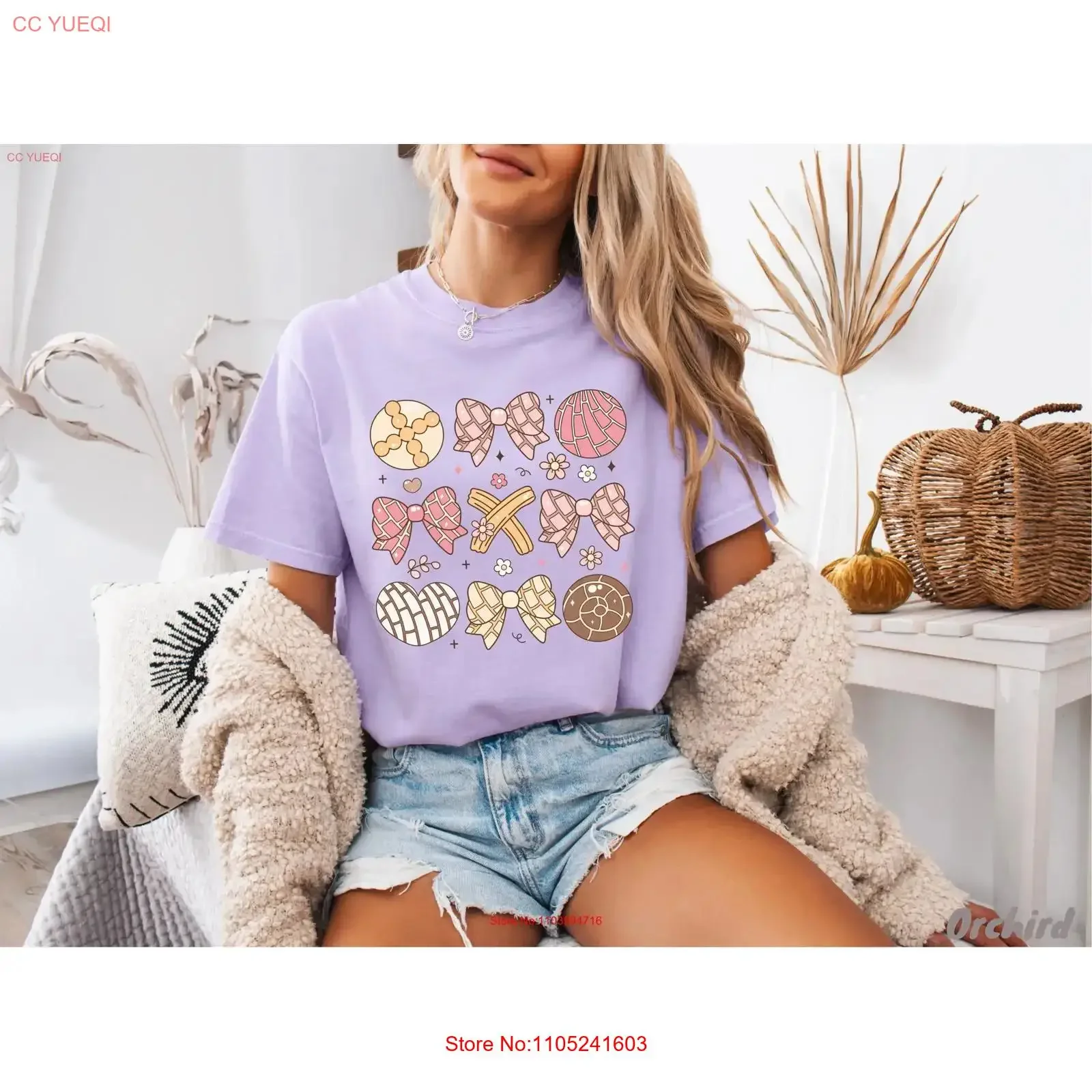 Mexican T Shirt Pan Dulce Concha Mexicana Latina Valentine's Day Cute Aesthetic Preppy Birthday Food GifT For Her vintage