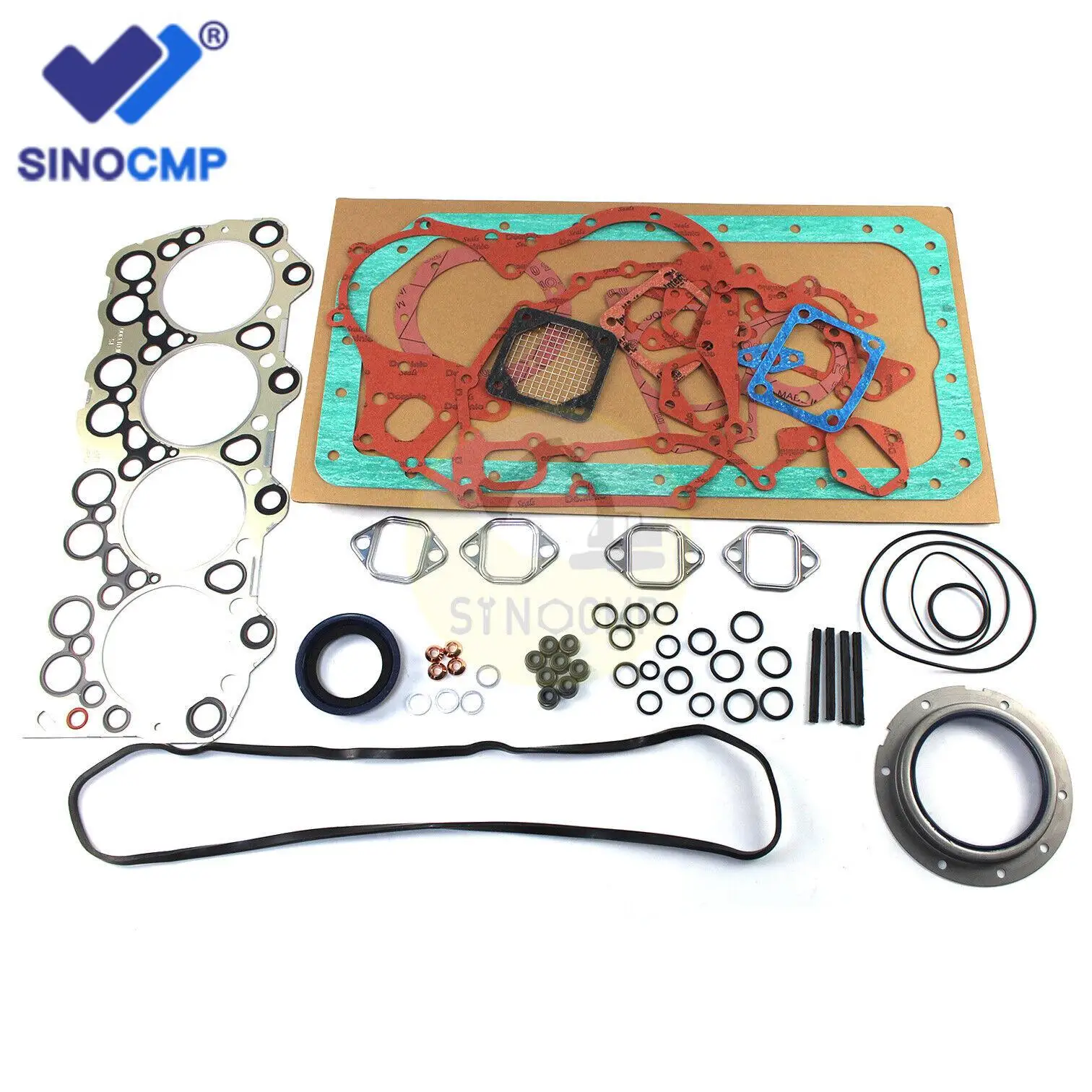 4D32 4D32T 4D34 4D34T Diesel Engine gasket kit For Mitsubishi Fuso Canter FE FG Trucks Excavator ME018277 New 3 month warranty