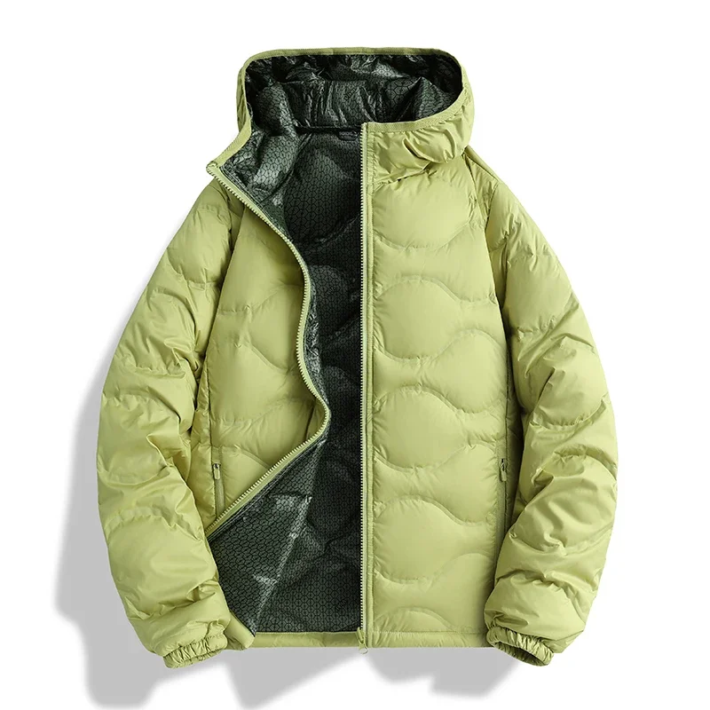 Unisex Fleece Thickened Hooded Jacket Windproof Breathable Warm Sports Jacket Autumn Winter Outdoor Running Fitness Thick Jacket