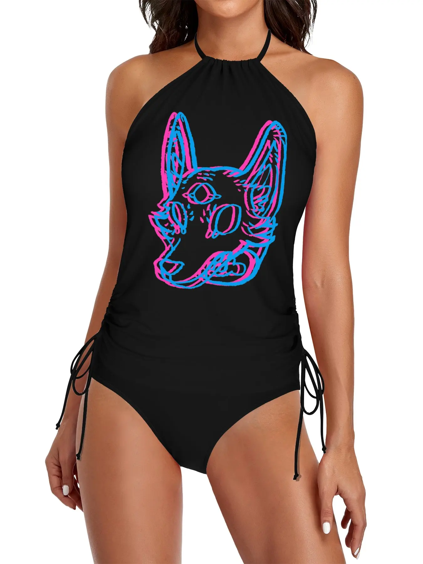 

3D Space Coyote Split Swimsuit Set beachwear woman 2025 swimsuit 2025 women Summer sets woman Summer women's dress