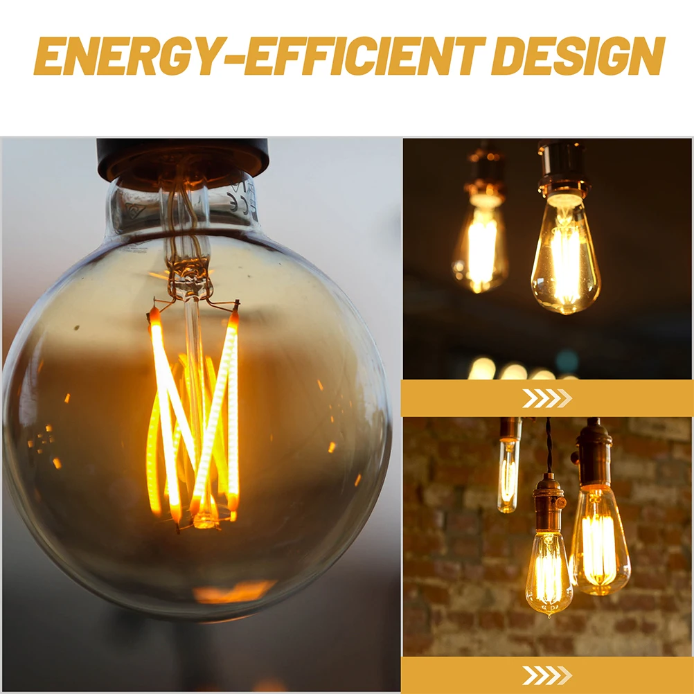 

3pcs Flexible Led Filament Bulb Supplies Retro Soft Filament Diode For Light Fixtures Lamp Accessories Incandescent Bulb