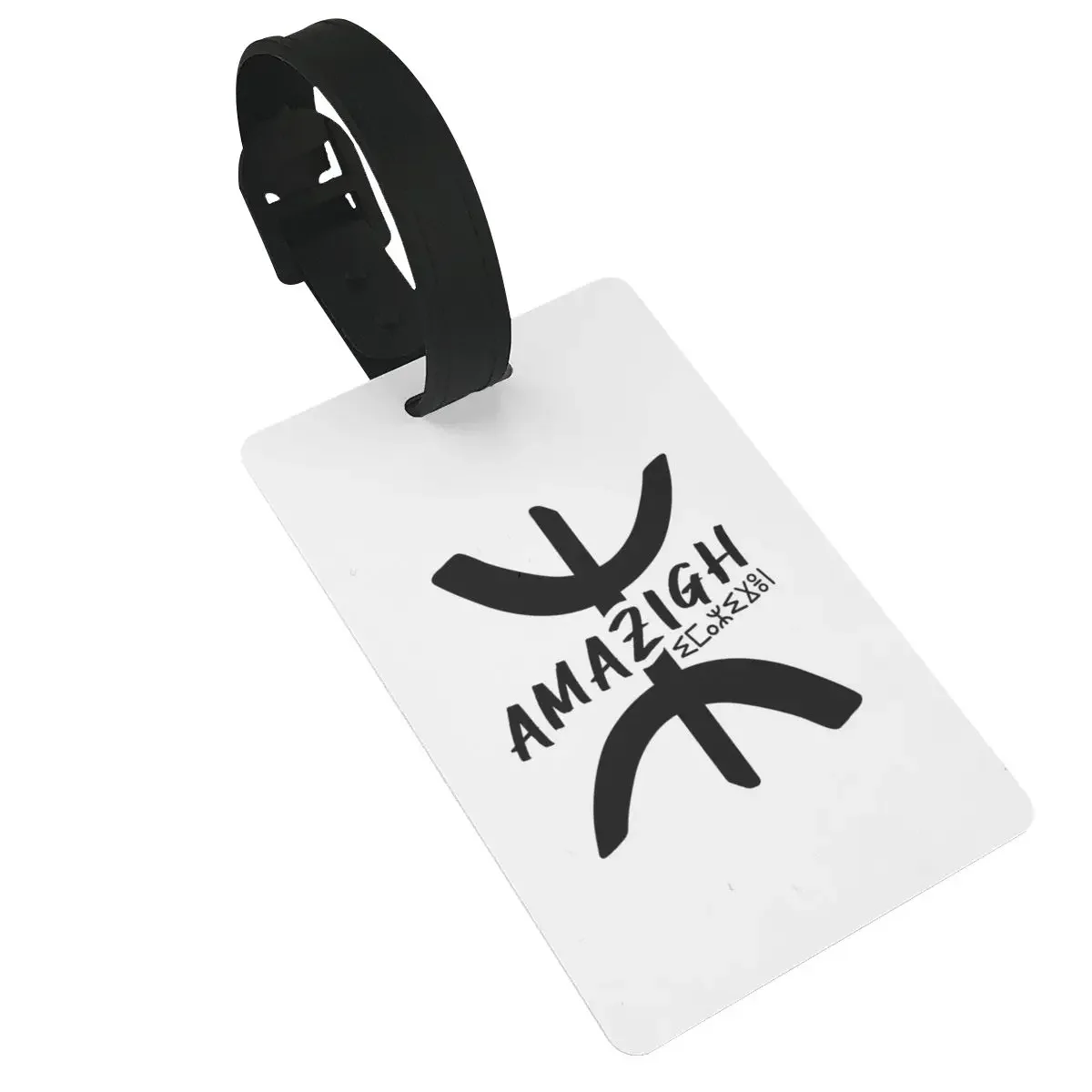 

Amazigh Flag Berber Flag Luggage Tags Suitcase Accessories PVC Cute Baggage Boarding Tag Portable Label Holder ID Name Address
