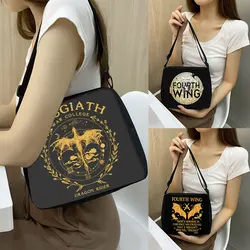 Fourth Wing Crossbody Bag Basgiath War College Women Handbags Dragon Rider Messenger Bag for Travel Shoulder Bags Phone Holder