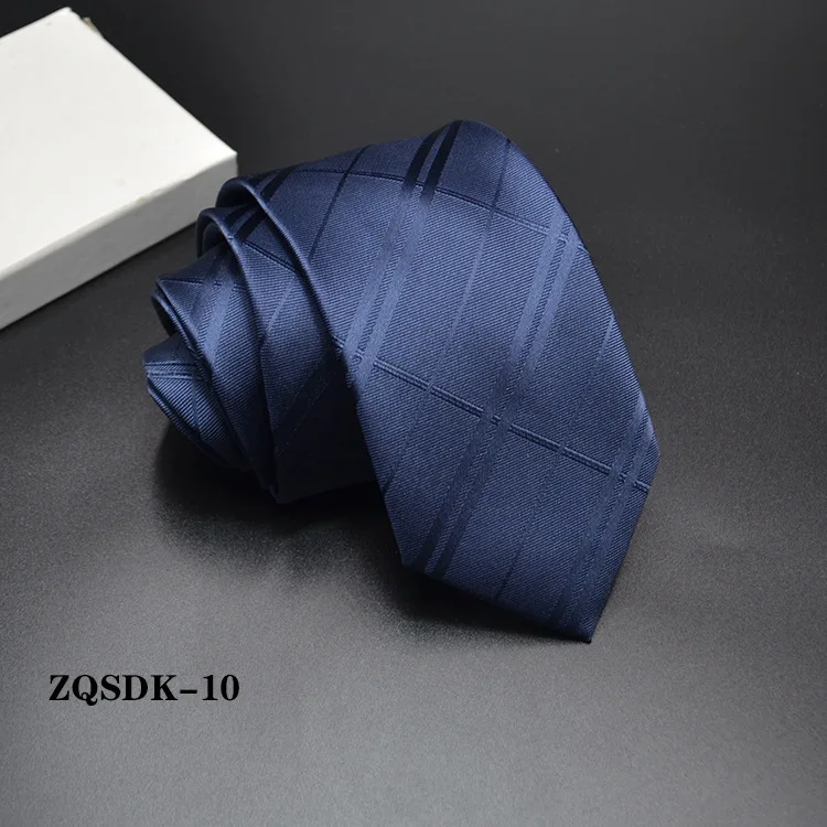 

1200 needle men's business tie in stock, new Korean wedding striped polyester silk jacquard tie