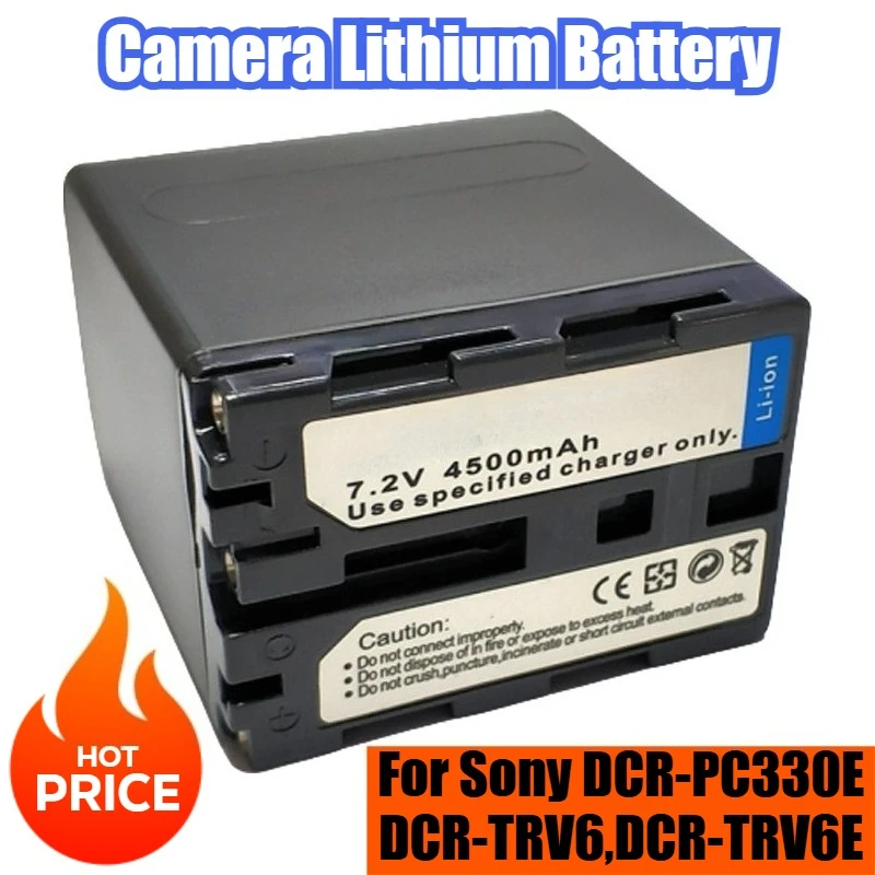 

7.2V 4500mAh NP-QM91D-BA Camera Lithium Battery for Sony DCR-PC330E DCR-TRV6 DCR-TRV6E