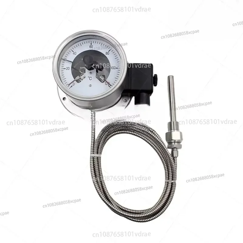 Electrical Contact Pressure Thermometer Pressure Thermometer Card Control Remote Measurement Capillary Tube