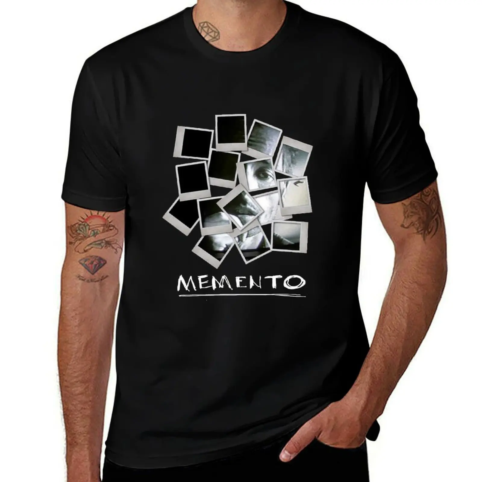 

Memento Photos T-Shirt Basic Solid Tee for Daily Use