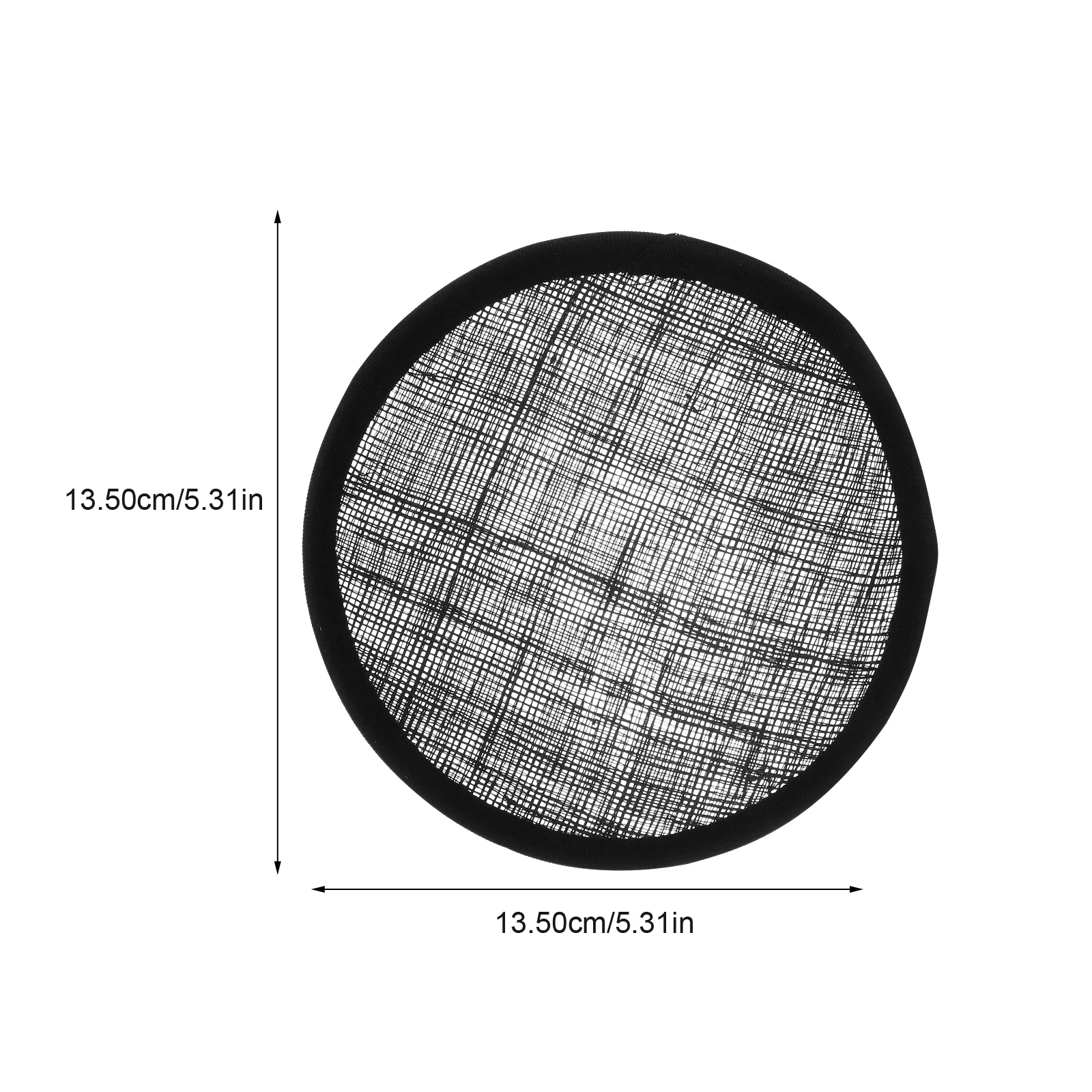 1 قطعة قبعة ورأى الكتان أنيق دائم DIY بها بنفسك قبعة صنع الملحقات شبكة أغطية الرأس التصميم الإبداعي أغطية الرأس الملحقات