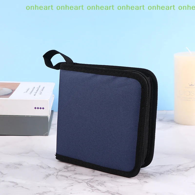 [C]1Pc 40Tablets CD DVD Discs Oxford Handbags Storage Case CD/DVD Case CD Case Storage DVD Organizer Case DVD Booklet Holder