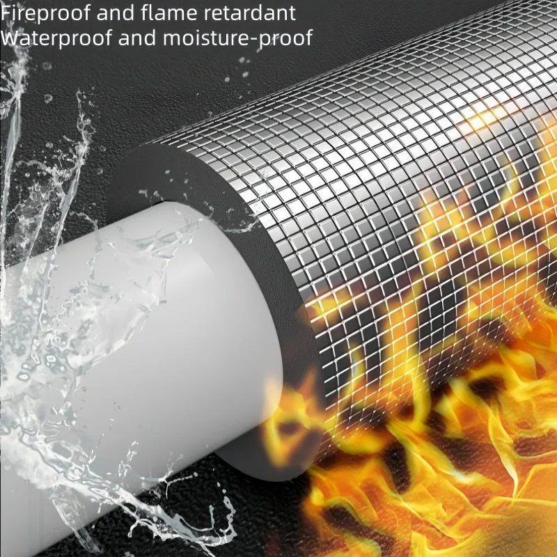 Open-style Self-adhesive Foam Pipe Insulation For Water Pipe Air-conditioning Aluminum Foil Insulation Sleeve Inner Dia 16-60mm