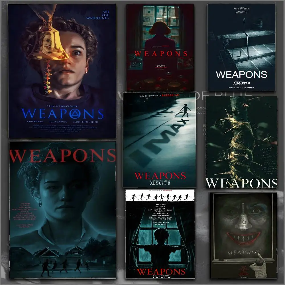 Movie Horror Weapons Poster Modern Aesthetic Wall Art Print Minimalist Bedroom Living Room Home Decor Gift