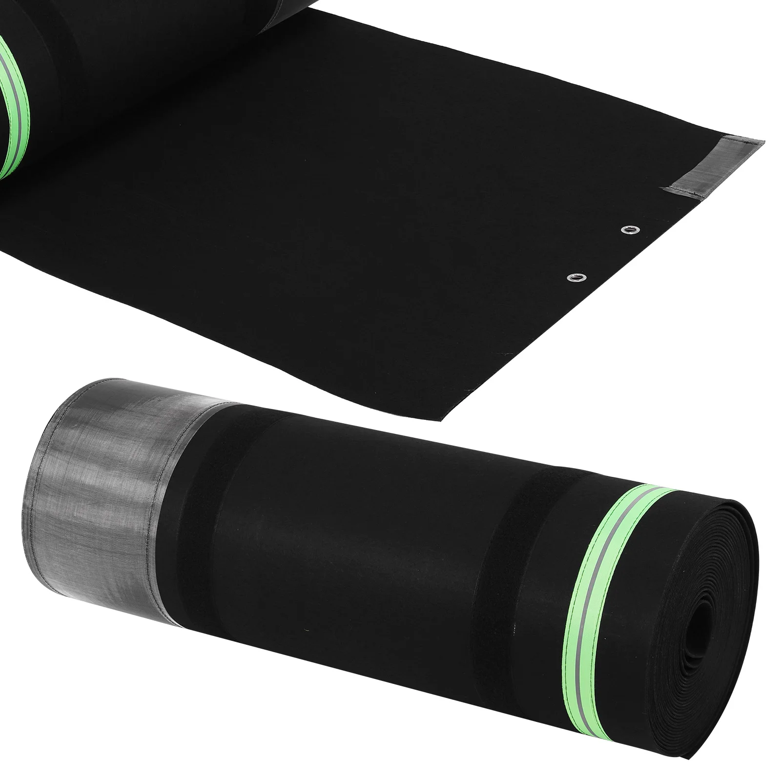 

Ветрозащитная нижняя крышка с плотно прилегающими металлическими пластинами, ветрозащитные юбки для прицепов, простая установка, водонепроницаемые, для наружного применения мобильных домов