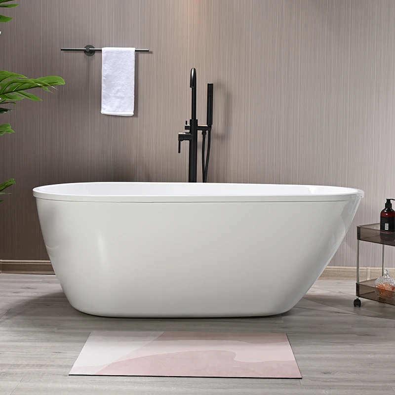 Small Unit European Style Internet Celebrity Seamless Integrated Bathtub Hotel Homestay Independent Japanese Style Large Bathtub