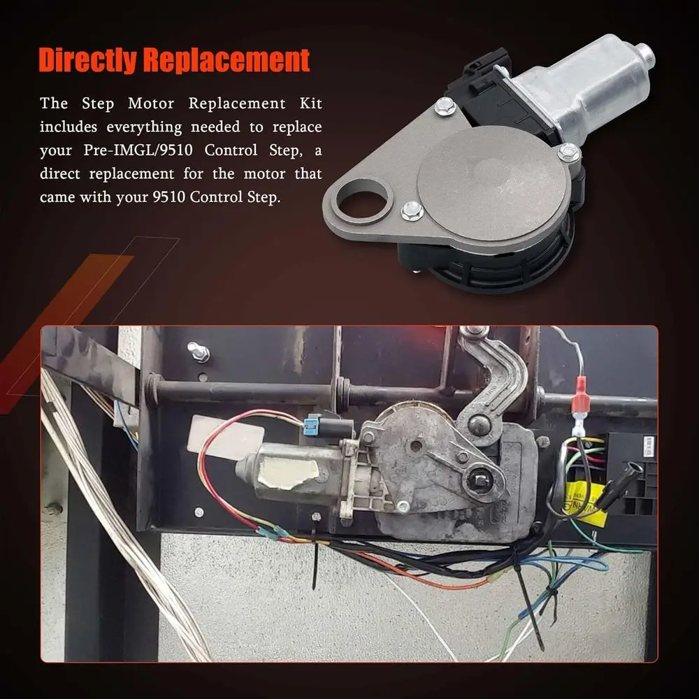 طقم استبدال محرك RV لـ Pre-IMGL/9510، محرك خطوة الدخول متوافق مع سلسلة خطوات كهربائية أوتوماتيكية Lippert Kwikee #3