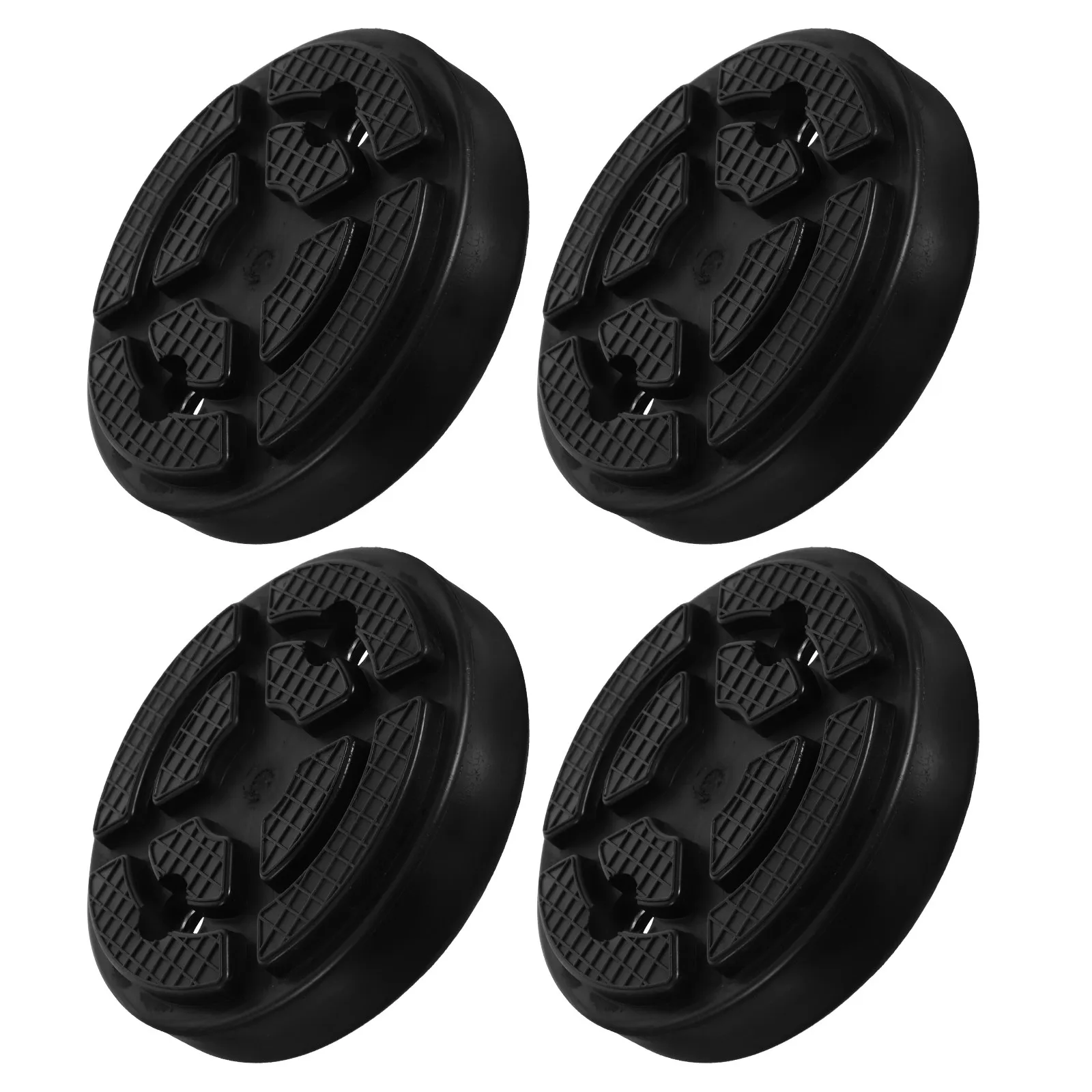 

4Pcs Two-Post Lift Rubber Pads 4.72x1.18 Inch Heavy Duty Car Lifting Pad for Vehicle Maintenance Pressure Protection Jack Stand