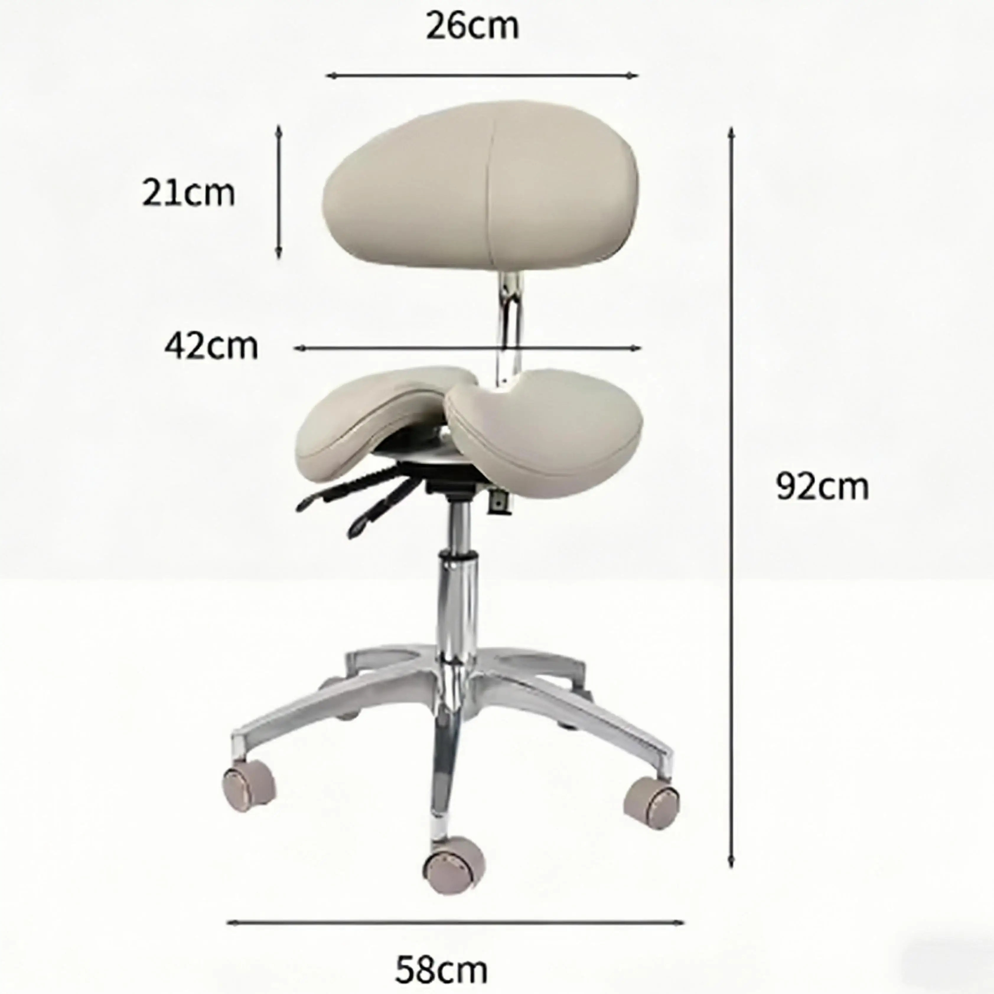 High Quality Multifunctional Dental Chair Hospital Furniture Hospital Chair Dentist Stool Hydraulic Saddle